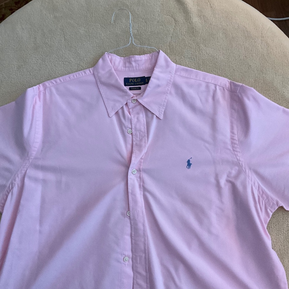 Polo, Ralph Lauren, Men’s Short Sleeve Button Up, Size XL